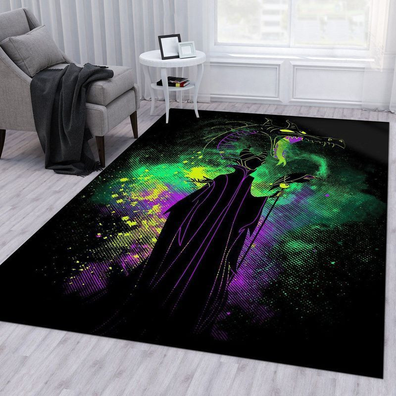 Disney Maleficent The Mistress Of Evil Art Area Rug Living Room And Bed Room Rug Gift Us Decor