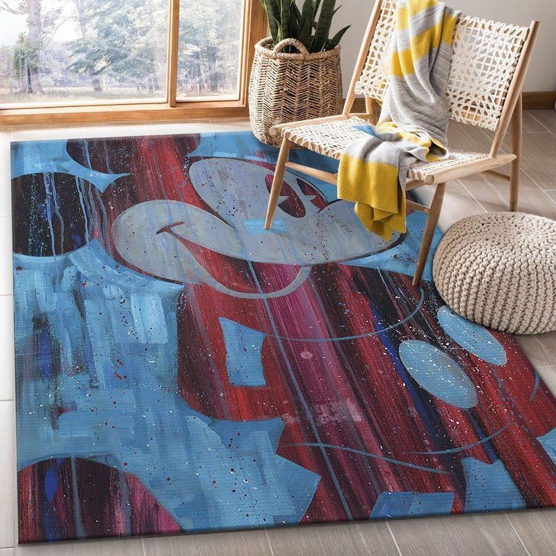 Disney Mickey Cool Area Rug Living Room Rug Home Decor Floor Decor