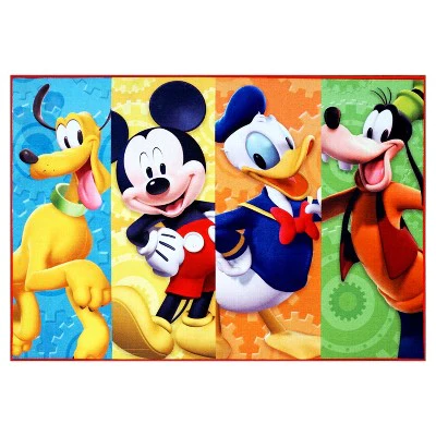 Disney Mickey Donald Goofy Pluto 3D Area Rug Living Room And Bed Room Home Decor Carpet