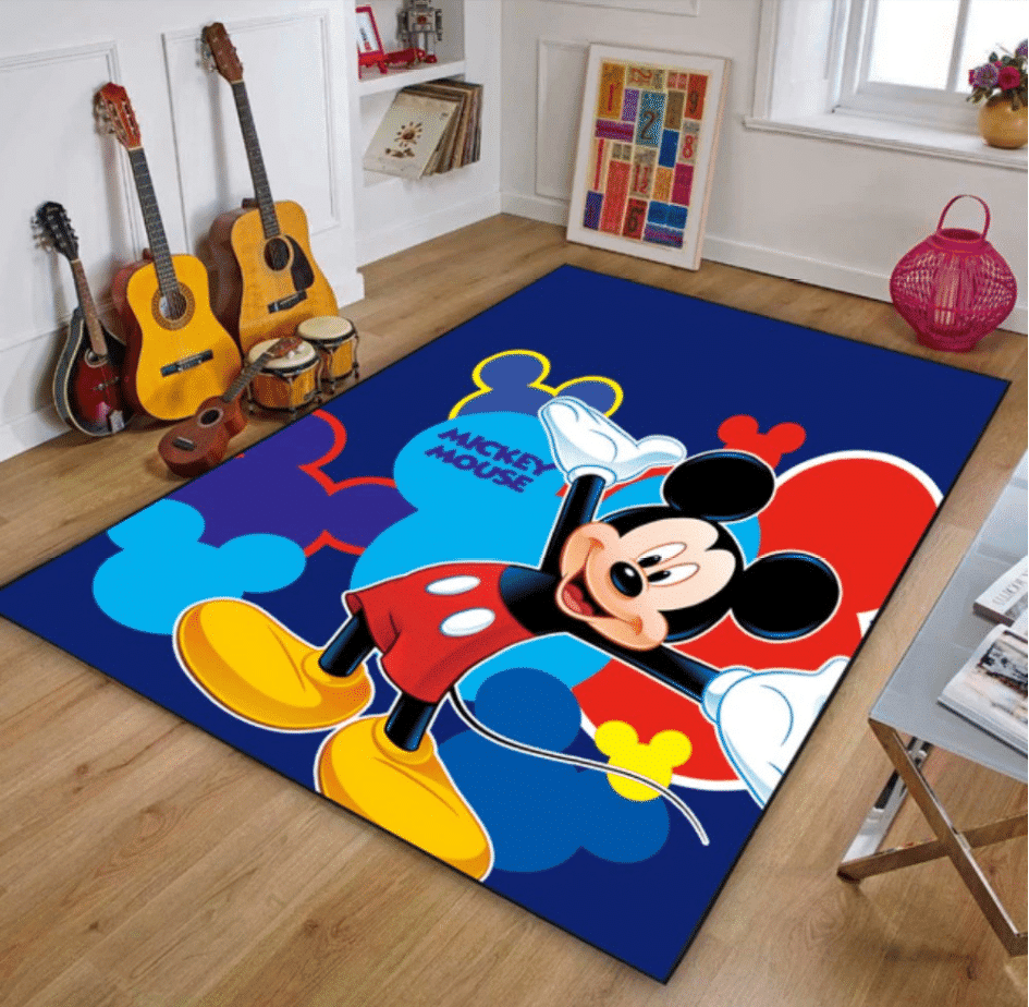 Disney Mickey Minnie Mouse 10 Area Rug Living Room And Bed Room Rug Gift Us Decor