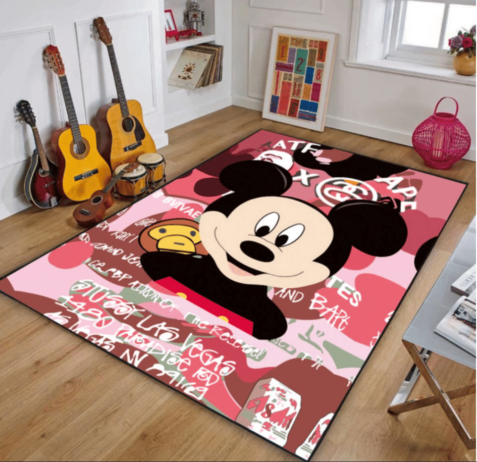 Disney Mickey Minnie Mouse 15 Area Rug Living Room And Bed Room Rug Gift Us Decor