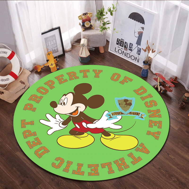 Disney Mickey Minnie Mouse 15 Round Rug Living Room And Bed Room Rug Gift Us Decor