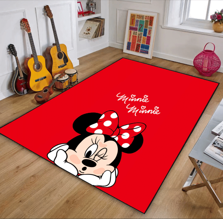 Disney Mickey Minnie Mouse 17 Area Rug Living Room And Bed Room Rug Gift Us Decor