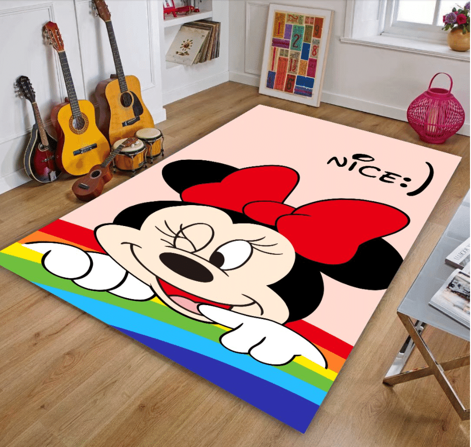 Disney Mickey Minnie Mouse 22 Area Rug Living Room And Bed Room Rug Gift Us Decor