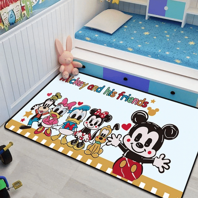 Disney Mickey Minnie Mouse 45 Area Rug Living Room And Bed Room Rug Gift Us Decor