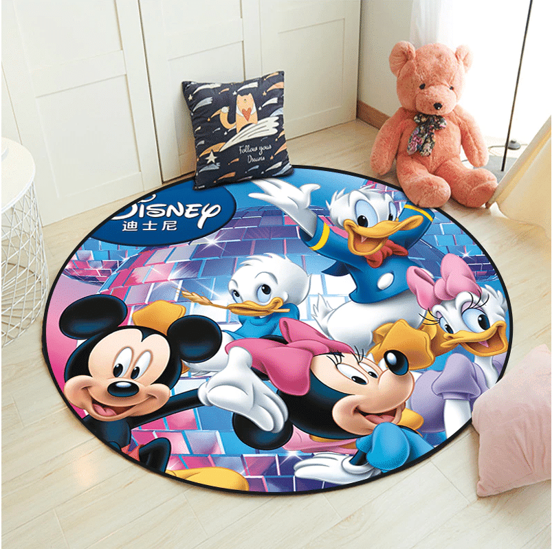 Disney Mickey Minnie Mouse 5 Round Rug Living Room And Bed Room Rug Gift Us Decor