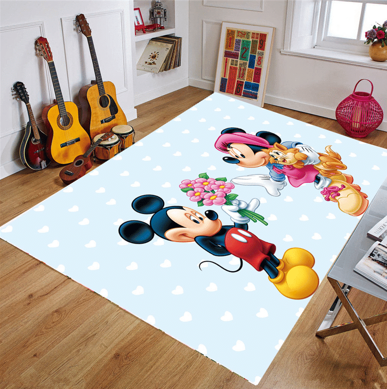 Disney Mickey Minnie Mouse 50 Area Rug Living Room And Bed Room Rug Gift Us Decor