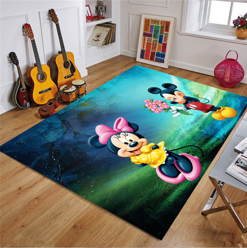 Disney Mickey Minnie Mouse 51 Area Rug Living Room And Bed Room Rug Gift Us Decor