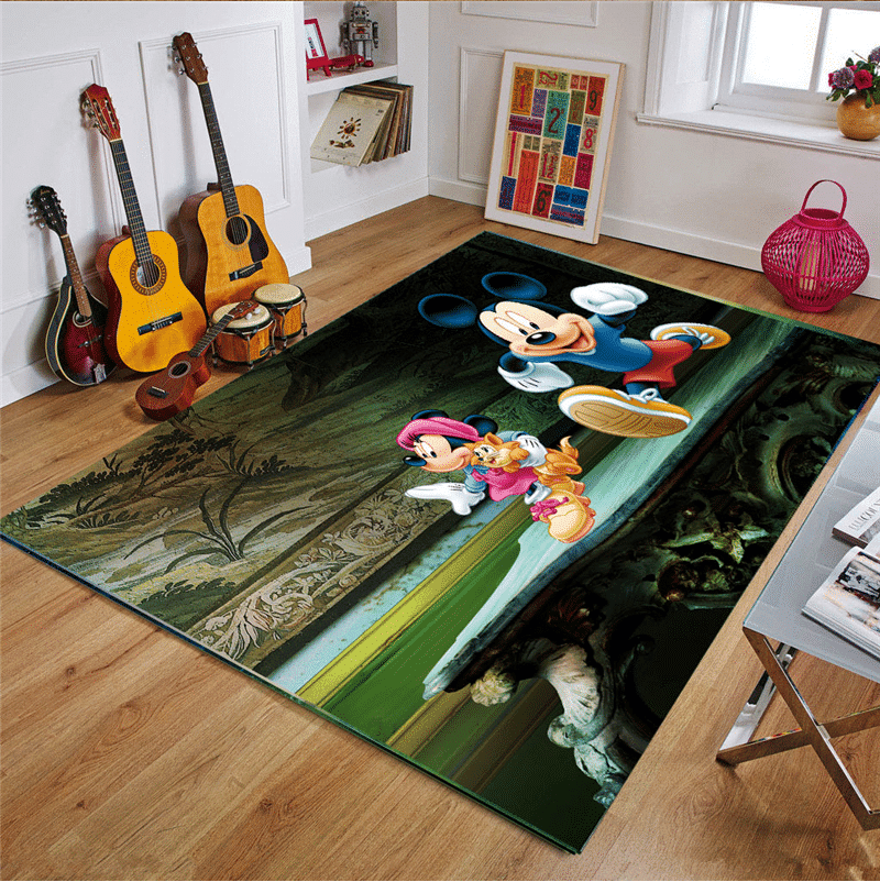 Disney Mickey Minnie Mouse 55 Area Rug Living Room And Bed Room Rug Gift Us Decor