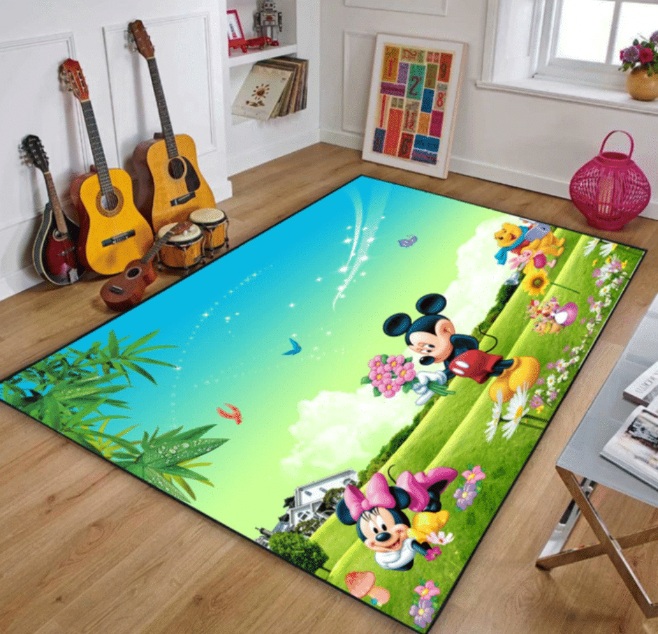 Disney Mickey Minnie Mouse 6 Area Rug Living Room And Bed Room Rug Gift Us Decor