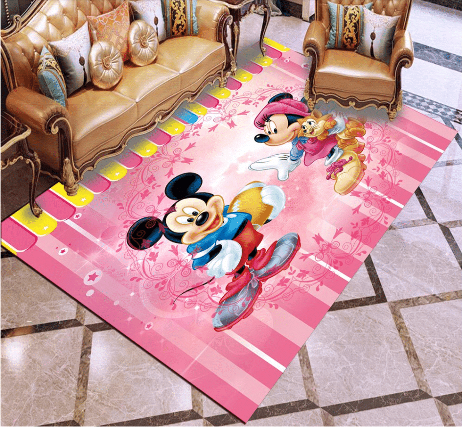 Disney Mickey Minnie Mouse 64 Area Rug Living Room And Bed Room Rug Gift Us Decor