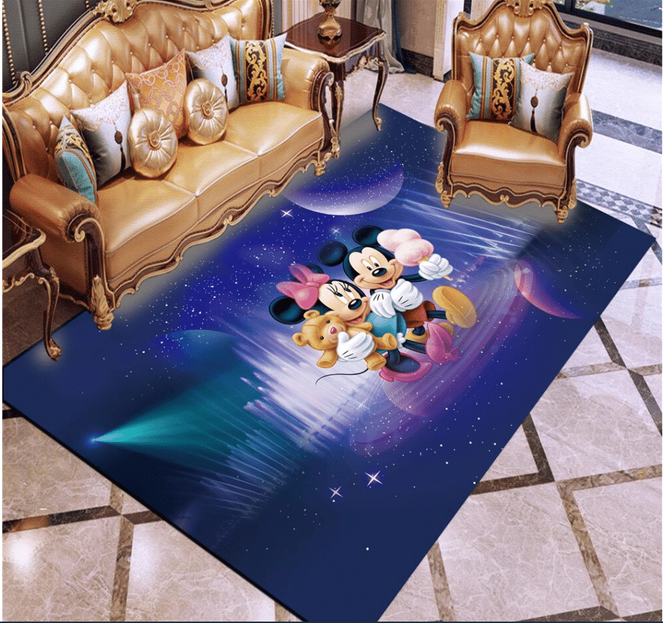 Disney Mickey Minnie Mouse 66 Area Rug Living Room And Bed Room Rug Gift Us Decor