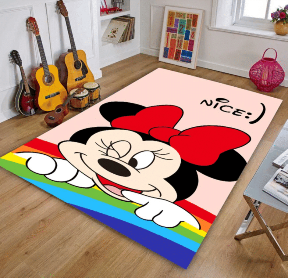 Disney Mickey Minnie Mouse 7 Area Rug Living Room And Bed Room Rug Gift Us Decor