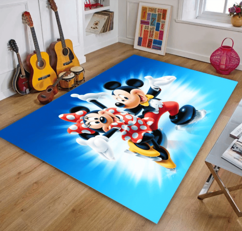 Disney Mickey Minnie Mouse 8 Area Rug Living Room And Bed Room Rug Gift Us Decor