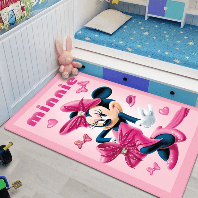 Disney Mickey Minnie Mouse Area Living And Bed Room Rug Gift Us Decor 420