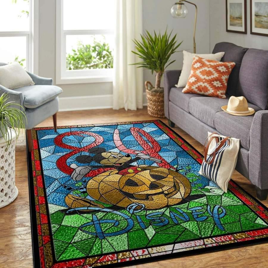 Disney Mickey Mouse Home Field Area Rug Living Room Rug Home Decor Home Decor
