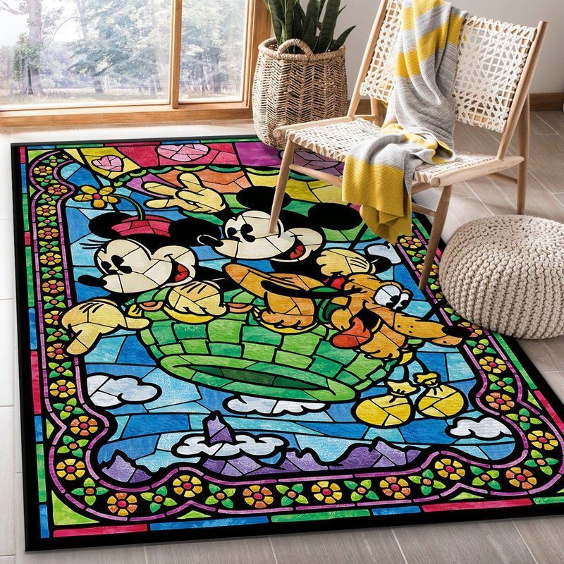 Disney Mickey Mouse VI Area Rug Living Room Rug Home Decor Floor Decor