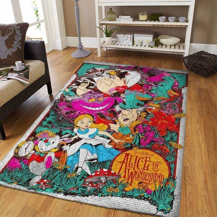 Disney Movie Alice in Wonderland Area Rug Home Decor HomeBeautyUS