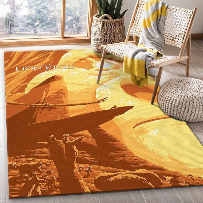 Disney Movie The Lion King II Area Rug Living Room Rug Home Decor Floor Decor