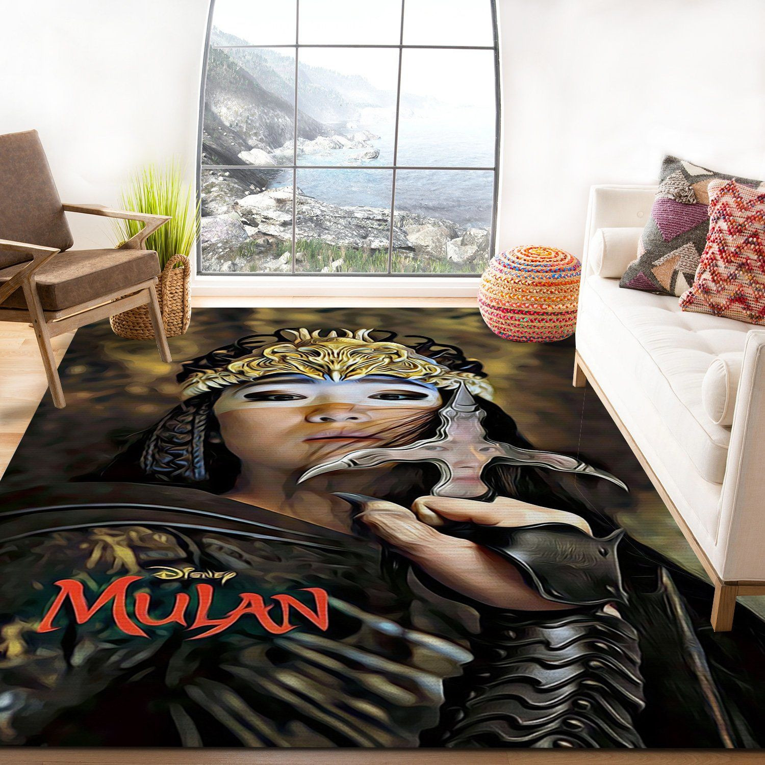 Disney Mulan Witch Rug - Custom Size And Printing