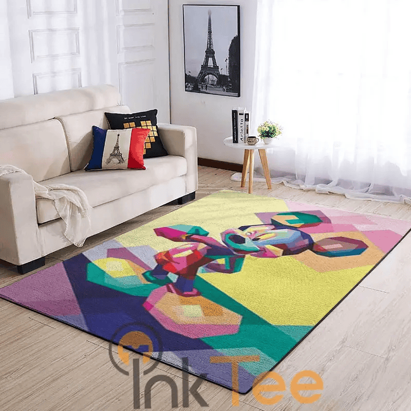Disney Pattern Mickey Mouse Living Room Area Sku 4092 Rug