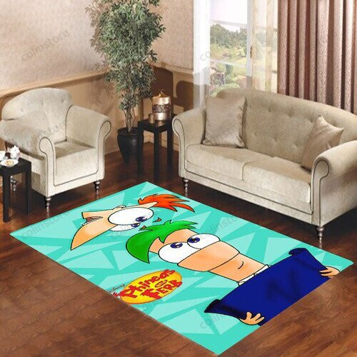 Disney Phineas and Ferb Area Area Rug Carpet