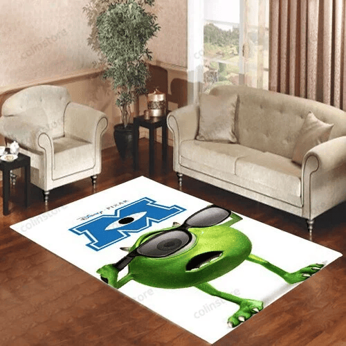 Disney Pixar Monster University - Living Room Carpet Rug - Custom Size And Printing