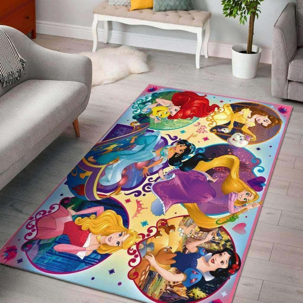 Disney PRINCESS Area Rug Rug Living Room Rug Home Decor