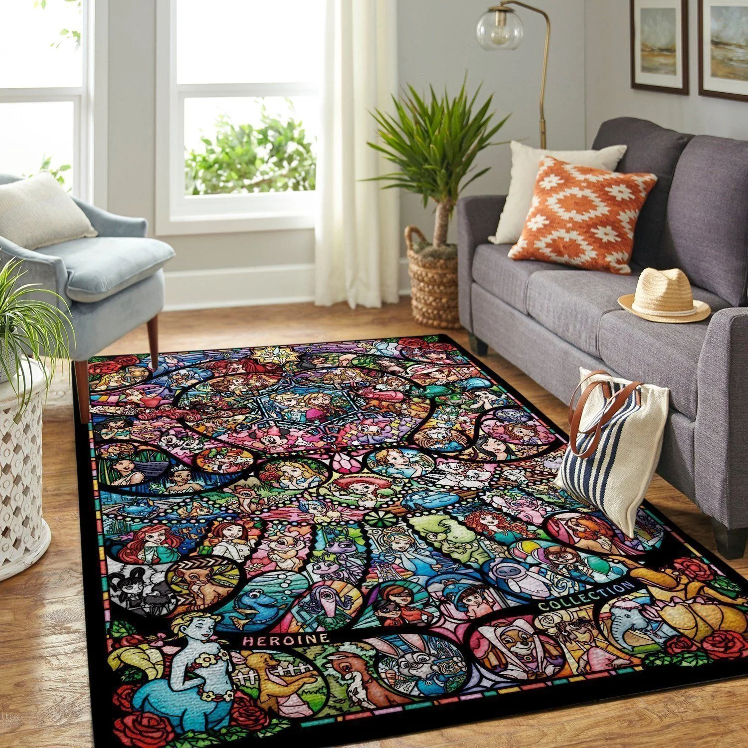 Disney Princess Area Rugs Disney Cartoons Carpet Living Room Carpet Custom Floor Decor 19121110
