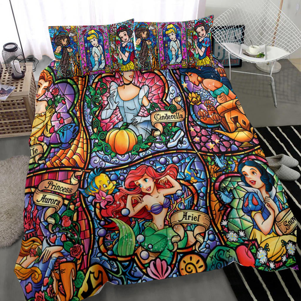 Disney Princess Bedding Set -  Disney Gift - Princess Disney Gift