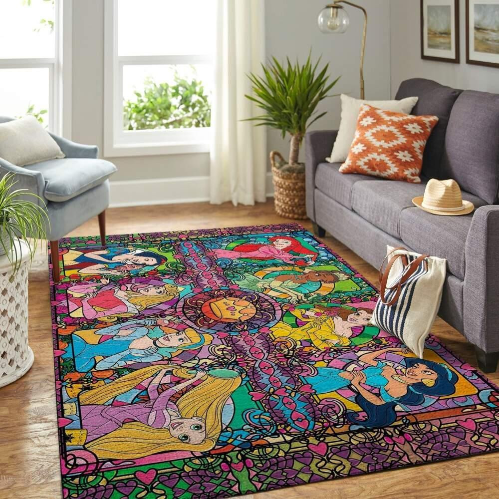 Disney Princess Cartoon Rug Inspired Rug Area Rug Home Living Decor Sport