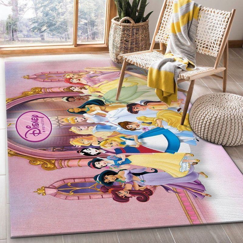 Disney Princess Family 2 Area Rug Living Room And Bed Room Rug Gift Us Decor