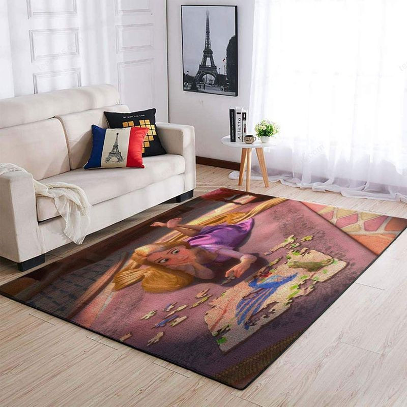 Disney Princess Rapunzel 1 Area Rug Carpet Living Room And Bedroom Rug Family Gift Us Decor
