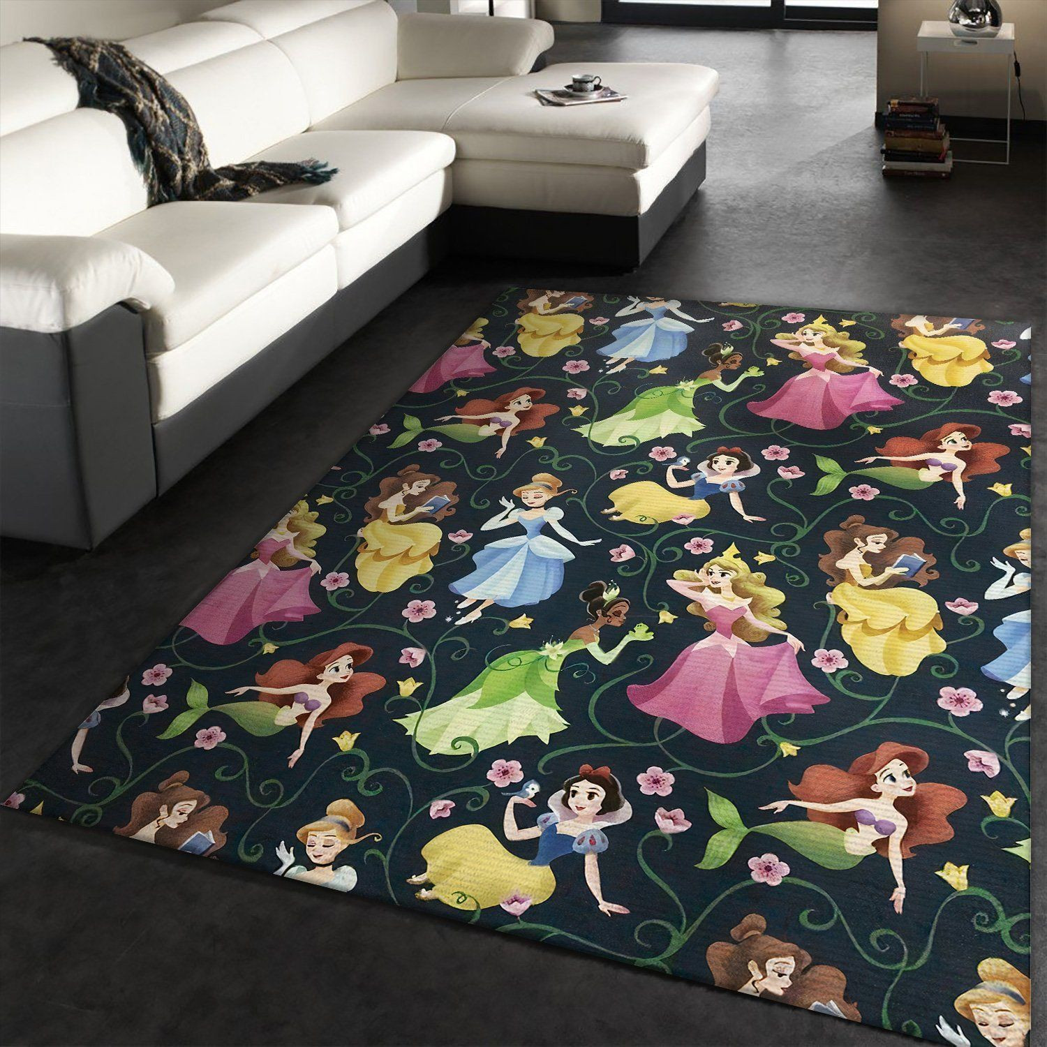 Disney Princess Rug - Custom Size And Printing