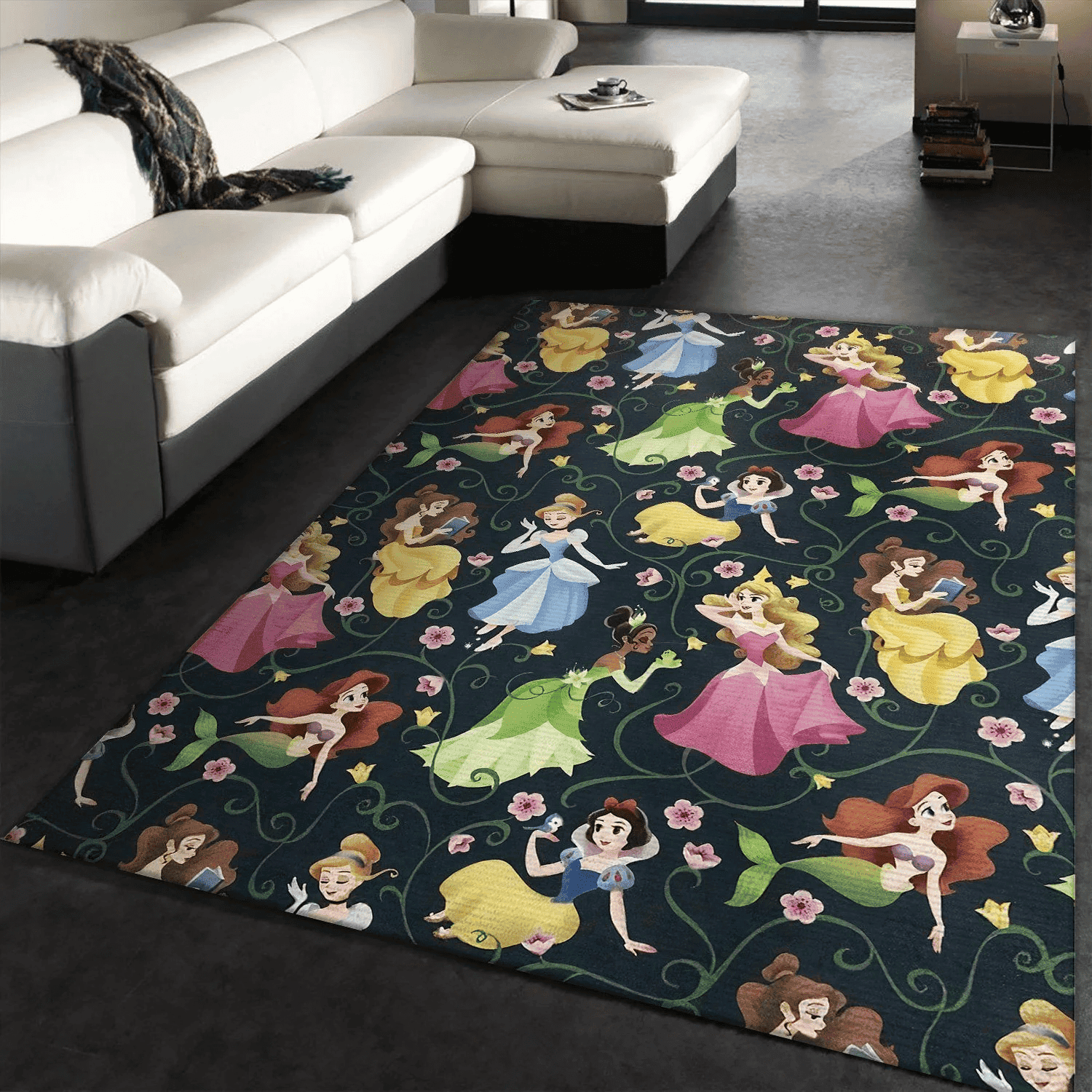 Disney Princess Rug Custom Size And Printing