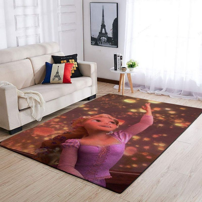 Disney Princess Tangled 1 Area Rug Carpet Living Room And Bedroom Rug Family Gift Us Decor