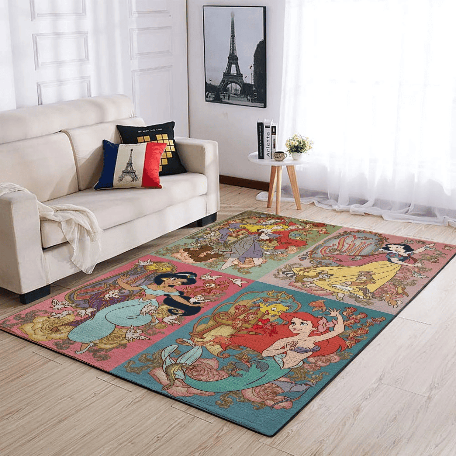 Disney Princesses Area Rug Rug Living Room Rug Home Decor