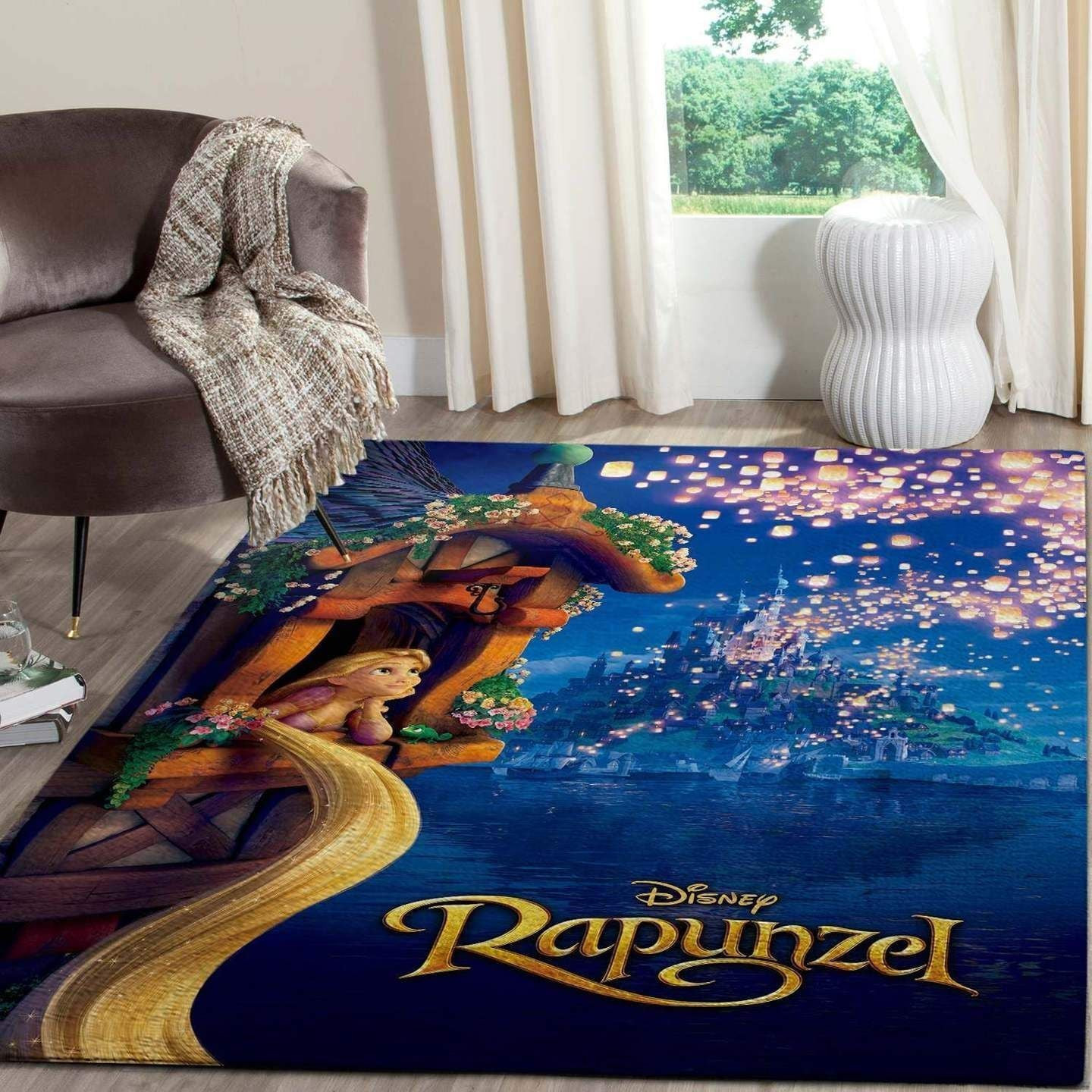 Rapunzel tangled rug Disney rug Floor Decor